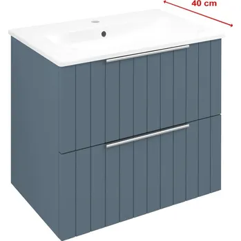 Koupelnový nábytek Cirasa umyvadlová skříňka 58x54x39cm, siena strip CR592-4242S