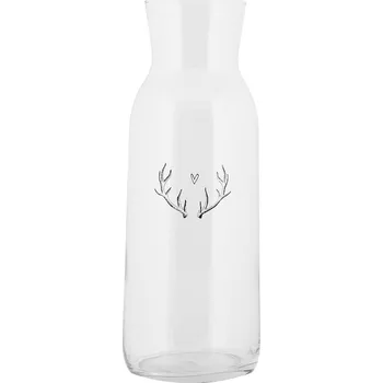 Clayre & Eef - Skleněná karafa NATURAL WINTER VIBES NWVGL0001