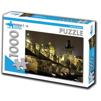 Puzzle Tourist edition Noční Praha č.10 1000 dílků