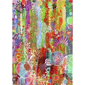 Puzzle ENJOY Květinový závěs 1000 dílků