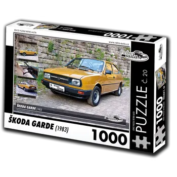 Puzzle Puzzle RETRO-AUTA Škoda Garde 1000 dílků