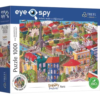 Puzzle Puzzle Trefl Eye-Spy Sneaky Peekers Paříž 1000 dílků