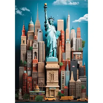 Puzzle AnaTolian New York V 1500 dílků