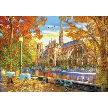 Puzzle Puzzle Podzimní Notre Dame 1000 dílků EDUCA