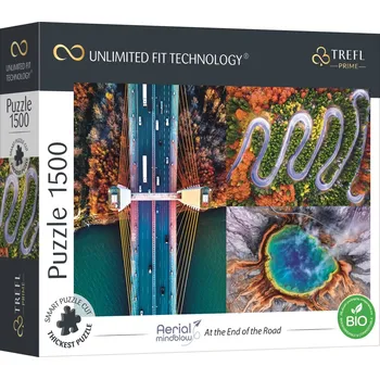 Puzzle TREFL UFT Aerial Mindblow: Na konci cesty 1500 dílků