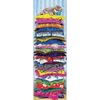 Puzzle Eurographics vertikální puzzle Kočičí princezna na hrášku 1000 dílků