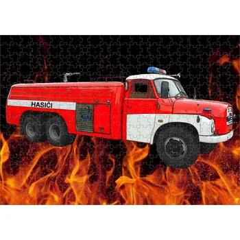 Puzzle Puzzle s hasičským autem 148 CAS 32 (foto puzzle hasiči)