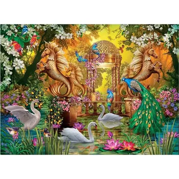 Puzzle ANATOLIAN Tajuplná zahrada 1000 dílků