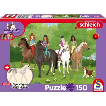 Puzzle Schmidt puzzle Schleich výlet do přírody 150 dílků + figurka
