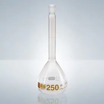 Laboratorní baňka Hirschmann Laborgeräte Odměrná baňka s PE uzávěrem a zábrusem, čiré sklo, hnědý potisk, třída A Varianta: NZ-45/40, Objem: 10000 ml