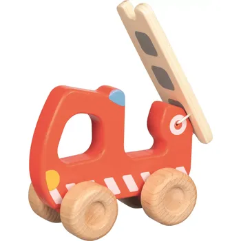 Dřevěná hračka Goki Hasiči se žebříkem