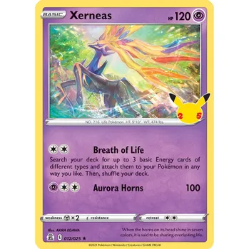 Volný čas Pokémon CEL 012/025 Xerneas - Celebrations