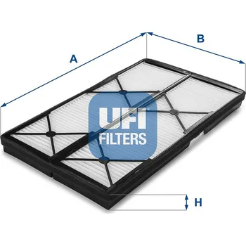 Ventilátor topení a klimatizace Filtr, vzduch v interiéru UFI 53.114.00