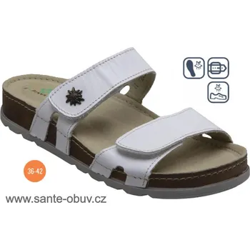 Dámská zdravotní obuv SANTÉ N/211/2/10/SP BÍLÁ zdravotní pantofel, --- - 40