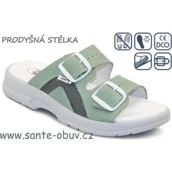 Dámská zdravotní obuv SANTÉ N/517/31S/97/BP ZELENÁ zdravotní obuv, ZELENÁ - 38