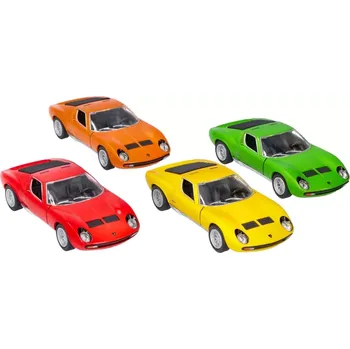 autíčko Kovový model Lamborghini Miura P400 SV 1971