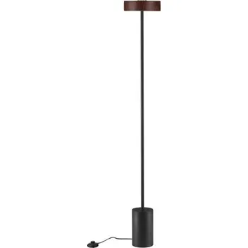 Stojací lampa NOVALUCE Stojací lampa THEA LED 17W 929lm 3000K černá / dřevo / zlatá 135cm - NOVALUCE NV 9695294
