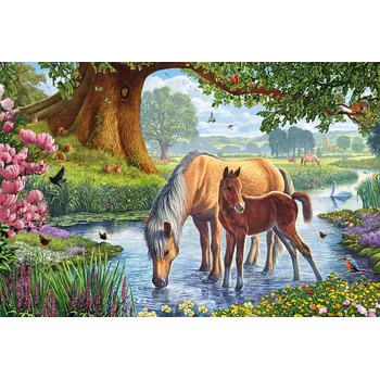 Puzzle Puzzle Koně v řece 150 dílků SCHMIDT