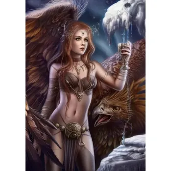 Puzzle Grafika Měsíční fontána 1000 dílků