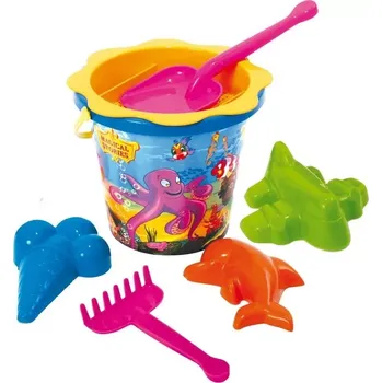 Hračka na písek Dohány Sada na písek s hráběmi 26549 mix 7 ks