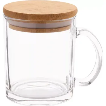 Strobba hrnek z recyklovaného skla - průhledná / přírodní - AP800576