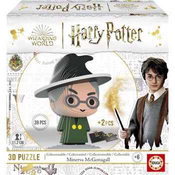 Puzzle EDUCA 3D puzzle Harry Potter: Minerva McGonagallová 39 ks