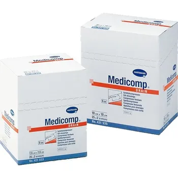 Kompres Hartmann-Rico Medicomp Drain Varianta: 10 x 10 cm (bal 25 x 2 ks)