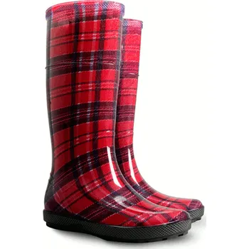 Dívčí holínky DEMAR dámské holínky Hawai LADY 0076 AD kostka, AD červ.kostka - 41