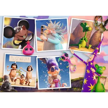 Puzzle TREFL Hokus pokus Diplodokus Dobrodružství 200 dílků