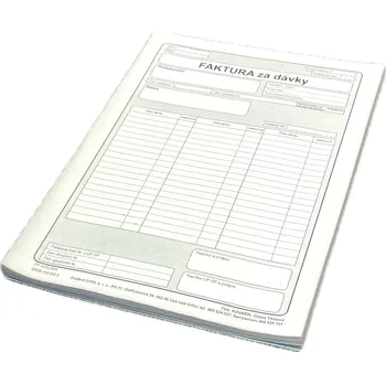 Tiskopis DITIS Faktura za dávky (blok)