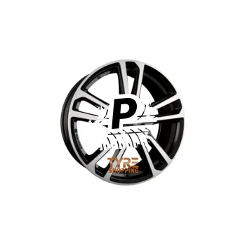 Alu kolo ALUTEC TORMENTA Diamant-Schwarz Frontpoliert 7.50 x 17 ET 40 5x112