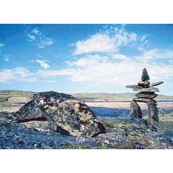 Puzzle EuroGraphics Kanada Inukshuk 1000 dílků