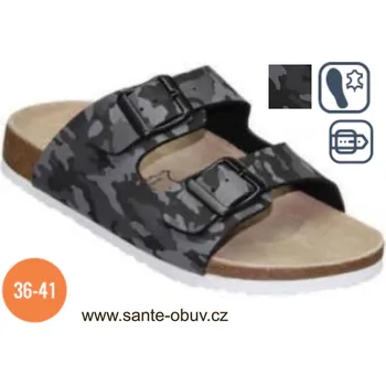 Dámská zdravotní obuv SANTÉ VT/800-16 ARMY pantofel, --- - 36