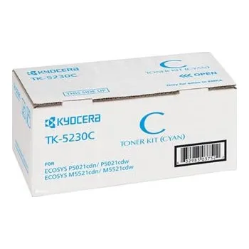 Kyocera originální toner TK-5230C, cyan, 2200str., 1T02R9CNL0, Kyocera M5521cdn,M5521cdw, P5021cd,P5021cdw, O 1T02R9CNL0