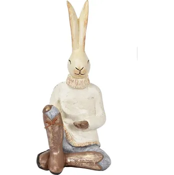 Velikonoční dekorace Velikonoční zajíc 39x18x18 cm