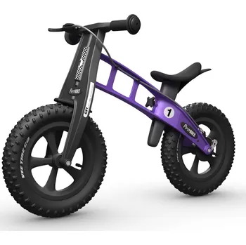 Odrážedlo Odrážedlo First Bike FAT violet - ZDARMA dopravné, košík a zvonek!