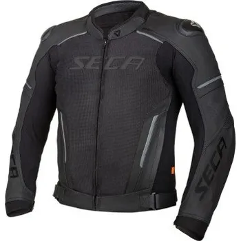 Moto bunda SECA HOOLIGAN AIR černá pánská síťovaná bunda, 58