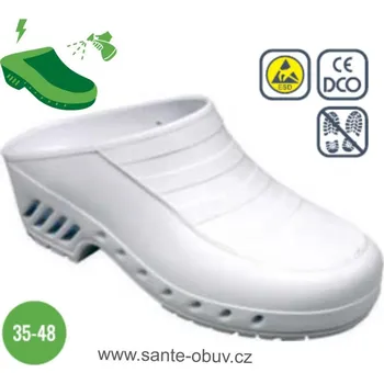 Dámská zdravotní obuv SANTÉ PN/LUXOR/NEPERF antiseptická profi bílá, A bílá - 36