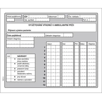 DITIS Vyúčtování výkonů v ambulantní péči (blok)