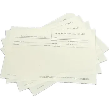 Tiskopis DITIS Lékařská zpráva - nález (list A5)