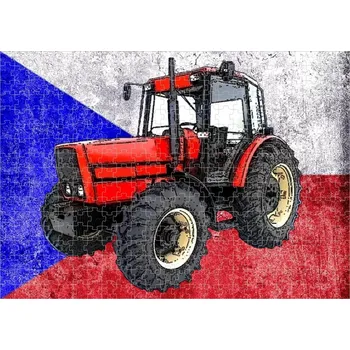 Puzzle Puzzle s Českým traktorem 10540 (puzzle traktory)