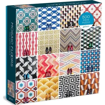 Puzzle Galison puzzle Mozaikové podlahy 500 dílků