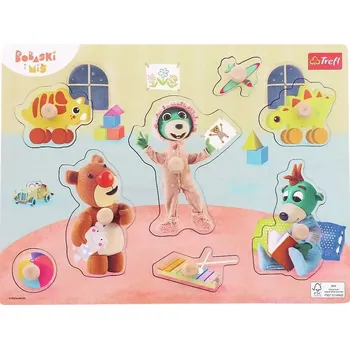 Puzzle Trefl vkládací puzzle Medvěd 8 dílků