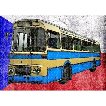 Puzzle Puzzle s autobusem Karosa ŠL 11 120 dílků (foto puzzle autobus )