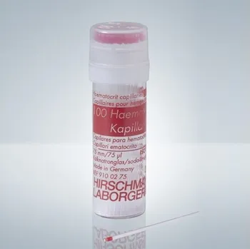 Hirschmann Laborgeräte Kapiláry HCT, Na-heparin Varianta: 60 µl (bal=100 ks)