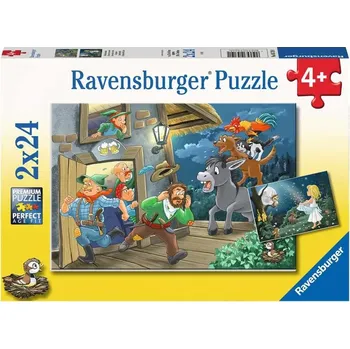 Puzzle Ravensburger pohádkové puzzle 2x24 dílků