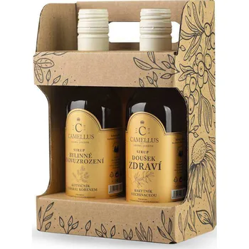 Camellus - Sirup Balíček Premium - Doušek zdraví + Bylinné znovuzrození 2x0,25 l