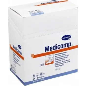 Kompres Hartmann-Rico Medicomp sterilní Varianta: 7,5 x 7,5 cm (bal 25 x 2 ks)