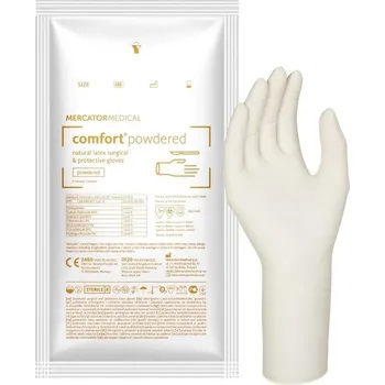 Vyšetřovací rukavice Mercator Medical COMFORT POWDERED (50 párů) Velikost: 9.0