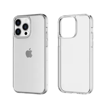 Pouzdro na mobilní telefon CVK Průhledný tvrzený kryt na iPhone 14 Pro Max